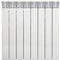 Fondital V710AM04408 Radiatore in alluminio pressofuso Exclusivo D3, 600 mm, 8 elementi, bianco