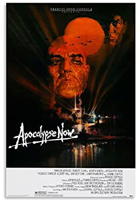 Poster, Motiv: American Epic War Movie Apocalypse Now Theatrical Release Poster auf Leinwand, Wandkunst, Kunstdruck, moderne Familie, Schlafzimmer, Dekoration, Poster, 50 x 75 cm