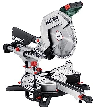 Metabo KGS 254 M - 613254900 - Con Precision Cut Line, 254 mm 2. Lama per sega in metallo duro e funzione di trazione, lunghezza 2 m
