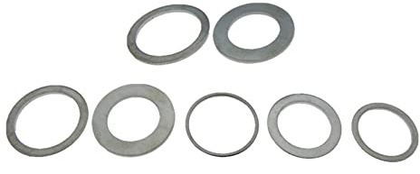 Saddgo Reducing Rings 7 Pcs Bore Bushes, Stainless Steel, Fine Grit, Compatible with Angle Grinder & Rotary Tools