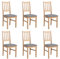 LeafDesign Küchenstühle 6er Set - Stuhl Buche Massiv - Esszimmerstuhl 120 kg - Stühle Esszimmer 6er Set - Holzstuhl - Esstischstühle - Esszimmerstühle Holz - Graphit - Hygge 91