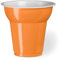 Generico 500 Bicchieri plastica CAFFE' da 70 cc | VARI COLORI | bicchierini da caffè 70ML bicchieri caffè colorati MADE IN ITALY (Arancione)