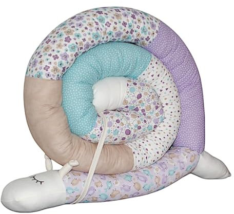 Bettschlange/Bettschnecke XXL (Motiv Birds) ** Seitenschläferkissen (350cm mit Schwanzspitze)