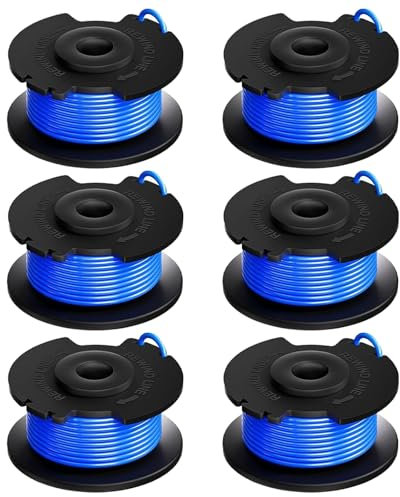 Chuancheng Olt1832 Rac124 Lot de 6 bobines de rechange pour débroussailleuse Ryobi One+ AC14RL3A, 18 V, 24 V, 40 V