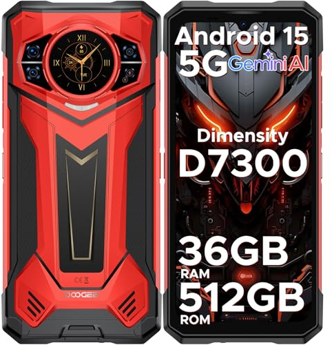 DOOGEE S200 Plus Rugged Smartphone 5G MTK 7300 4nm, 32GB+512GB 10100mAh 100MP+32MP+20MP Telefono Indistruttibile, 6.72”FHD 120 Hz 1.32 AMOLED, BT5.4/Fingerprint ID/Face ID/OTG