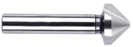 Rak skaft trippel 3-skärig fasfräs, 60 graders försänkningsborr i snabbstål 1 st(35.0mm)