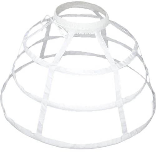 HiyyFloy Falda Corta De Crinolina con Aros, Estilo Enagua, Ideal para Niñas, para Bodas Y Eventos Nupciales.