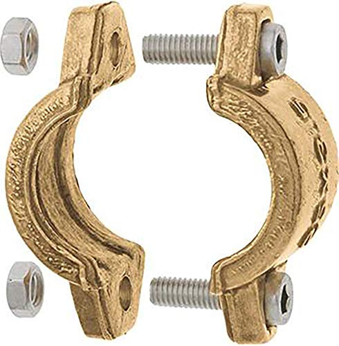 Geka Klemmschale MS 31-34 mm, Messing, Gold/Silber, 48 x 28 x 28 cm