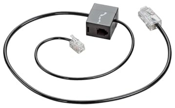 Plantronics 84757-01 Panasonic 2.5 mm PSP EHS Cable for Savi and CS Range - Black