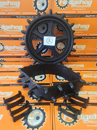 Golf Hedgehog Winter Trolley wheel covers studded tyres fits 9-10 inch