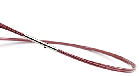 Heideman Halskette Damen Linea 5 rosa Edelstahl matt 38-50cm | Verstellbare Kette mit Doppelclip-Verschluss für Charms, hautfreundlich, Geschenkidee für Freundin oder Mama