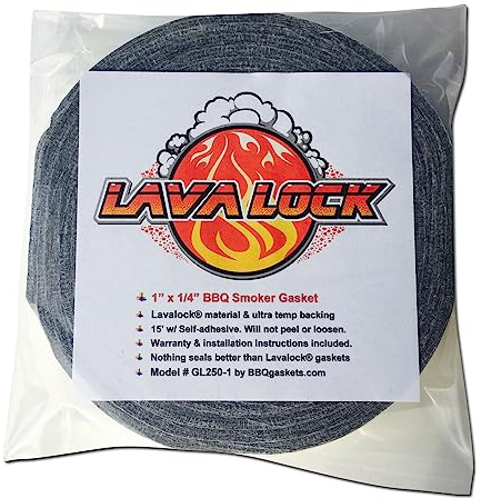 Grau lavalock Dichtung Hohe Temp BBQ Smoker Grill selbst Stick 2,5 cm X 1/10,2 cm X 15