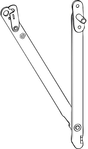 HAUTAU Begrenzungsschere, 600 mm (162177), 1 Paar | Zubehör Beschläge für Fensterbeschläge, Schiebefenster, Schiebetürbeschlag