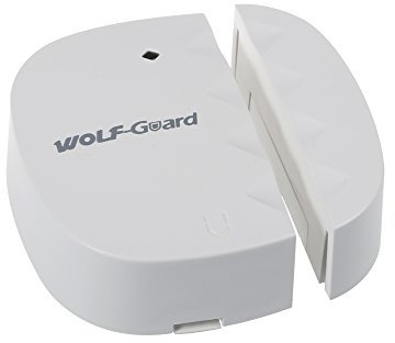 Wolf-Guard Wireless 433 MHz Capteur de fenêtre de porte pour système de sécurité d'alarme domestique Blanc
