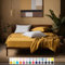 Carpe Sonno Elastisches Jersey Spannbettlaken 180x200cm Baumwolle bis 200x200cm [Made in EU] Absolut Bügelfrei - 15 cm bis 25 cm Steghöhe | Bettlaken 180x200 | Spannbettlaken 200x200 Baumwolle
