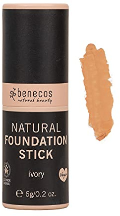 benecos Biokosmetik - Foundation Stick - fest - starke Deckkraft - vegan - ivory