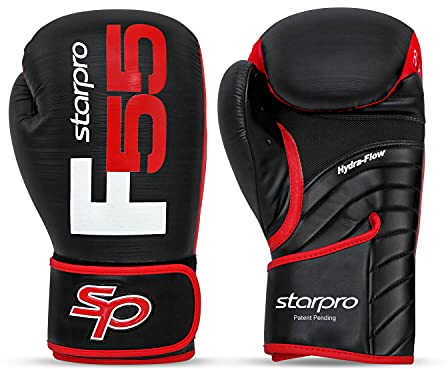 Starpro F55 Boxhandschuhe für Harte Schläge & schnelles K.O. - Boxhandschuhe Männer, Boxhandschuhe Damen, Box Handschuh Herren Set, Boxen Sport, Box Training, Box Handschuhe, Boxing Gloves