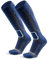 WEIERYA Skisocken,Merinowolle ski socken für Herren Damen Geeignet für Skifahren,Snowboarden,Outdoor Wintersport,Blau 2 Paar (45-48)