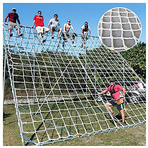 SSCYHT Kids Climbing Net, Nylon Child Climb Net Rope Cargo Netting Swingset Rock Playground Tree Climbing Net Outdoor Nets for Adults Mesh Indoor 15MM,20cm,4 * 3M(13 * 10ft)