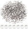 UNICRAFTALE 300 pz 304 Acciaio Inossidabile Snap On Bails Pinch Bails Ciondolo Bails Connettori Gancio Ciondolo Catenacci per DIY Ciondola Charms Neckalce Gioielli Fai Da Te Craft Making 7x6.5x3mm