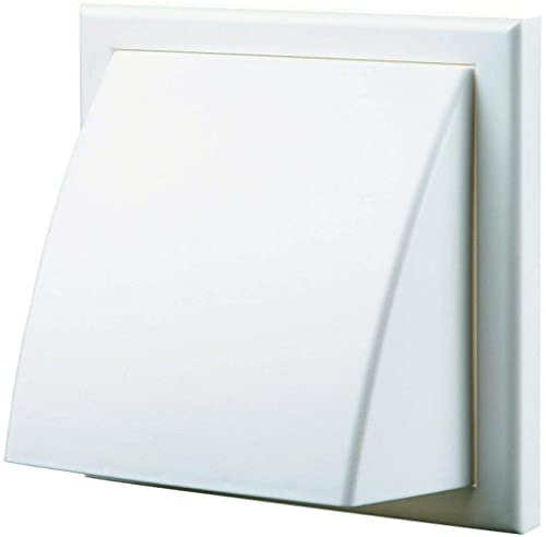 Vents 150mm White Cowled Wall Vent Cover