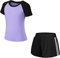 Tancefair Kinder Mädchen Trainingsanzug 2/3 tlg Sportanzug Jogging Bekleidungsset Freizeitanzug (Shirt + Hose) Training Laufen Fußball Basketball Trikots Yoga
