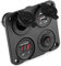 Iegefirm DC 12V-24V Voiture Bateau Prise Double USB Chargeur VoltmèTre Panneau de Commutation pour VéHicule Voiture Bateau Moteur