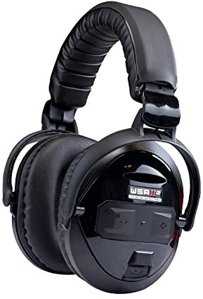 XP Metal Detectors WSAII-XL Wireless Headphones for Deus II, Comfortable and Easy to Carry with Their Compact Design, Rainproof (IP68 3ft deep), Great for Noisy Environment
