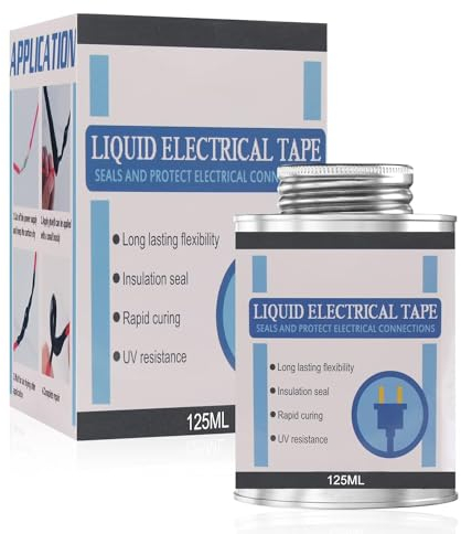 Fengyang® Flüssiggummi, Flüssiggummi Schwarz, Flüssiges Isolierband, Flüssiger Gummi, Flüssigkeit Isolieren Isolierband, Wasserdichtes Dichtmittel, für die Reparatur elektrischer Datenkabel (Black)