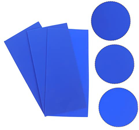 ULDIGI Mug Sublimation Wraps 3pcs Silicone Sleeves Mug Press Kit Printing Pad for Sublimation Cups Blue