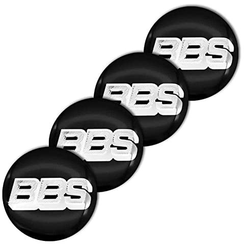 HEYCE 4 x 56 mm Logo Radmitte Abdeckungsabzeichen Aufkleber, geeignet für R-enault, schwarz, 3D Radmitte Nabenkappen, Auto Logo Aufkleber,Black