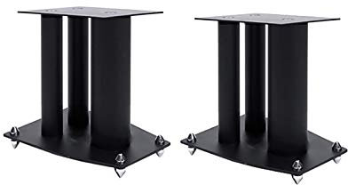 BTZHY Speaker Stands,2pcs Bookshelf For Surround Sound And Book Shelf Speakers, Comes With Silver-plated Copper Feet