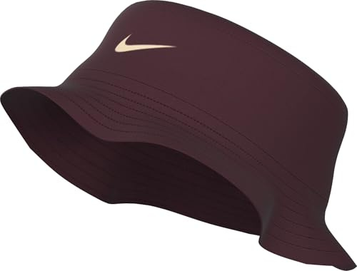 Nike FB5382-681 U NK APEX Bucket SQ SWSH L Hat Unisex Adult Night Maroon/Guava Ice Größe M