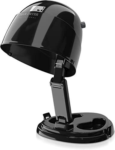 Colliford Hair Dryer, Table Hood Hairdryer for Women, Professional Standing Hair Dryers, Table Top Foldable Hooded Dryer, Quick Drying Ionic Hairdryers with 3 Setting