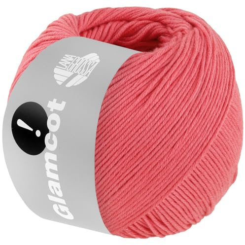 LANA GROSSA Glamcot | Zart glänzende, multifile Baumwoll-Viskosemischung | Handstrickgarn aus 60% Lyocell (Tencel TM) & 40% Baumwolle | 50g Wolle zum Stricken & Häkeln | 155m Garn FB 6