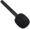 Interview Handheld Adapter, Lightweight Wireless Mic Handle Universal Black with Windshield Foam for Rode Wireless GO II