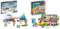 LEGO Friends Ferien im Iglu Set mit Camping-Zelt, 2 Schlittenhunden & 41740 Friends Aliyas Zimmer, Übernachtungsparty-Spielzeug