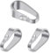My-Bead 5 Stück Collierschlaufen 925 Sterling Silber 9mm Verbinder für Kettenanhänger Anhänger Charms Anhängerschlaufen Ösen Schmuck Verschluss DIY