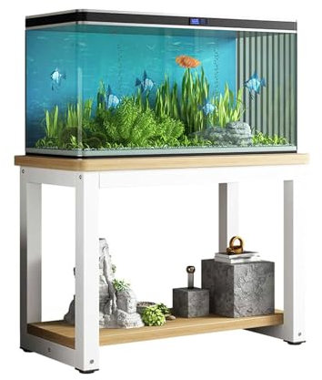 Aquarium Unterschrank Aquariumtisch 70 Cm Hoch, Aquarienständer 40, 50, 60, 80, 90, 100, 120 Cm, Terrarienständer mit Pflanzenregal, Stabiles Aquarium-Präsentationsgestell(D,60x40cm(23 5/8x15 3/4))