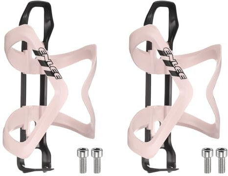 sourcing map 2pcs Bicycle Water Bottle Holder Adjustment Right Load Bike Bottle Cages Cycling Cup Holder for MTB Road Gravel, Pink