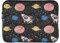 Planets Black Case Laptop, Slim Laptop Bag 15.6 Pollici per Donne Uomini
