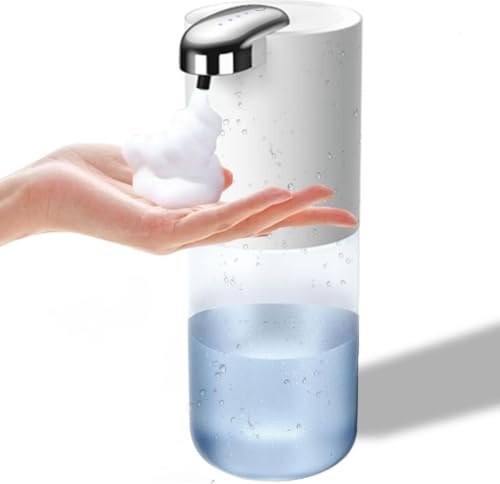 Flaroey Automatic Foaming Soap Dispenser-400mL Touchless Soap Dispenser Adjustable Sensor Electric Hand Soap Dispenser Foam