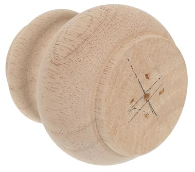 VILLCASE Französische Runde Sofabeine aus Massivholz 8X8cm Ersatz Möbelbeine für Couchtisch Bank und Wohnzimmermöbel Dekorative Holzstützen