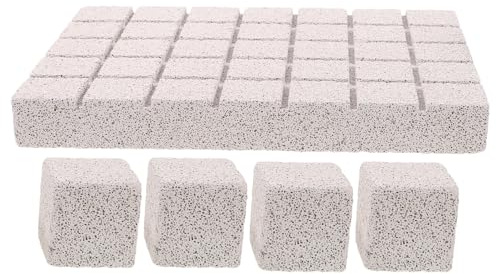 BESTonZON 5 Stück Teiliges Nagelpflegeset für Kleintiere mit Natürlichem Vulkanstein und Würfel Kaninchen-kratzbrett Meerschweinchen Nageltrimmplatte Igel Kratzmatte Chinchilla