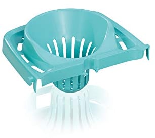 Leifheit Panier essoreur Combi Mop pour Balai à Franges, support d'essorage, pour essorer la mop sans mettre les mains dans l'eau et sans se baisser, nettoyage facile du sol, tamis essoreur pour seau
