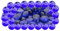 ARSUK Guijarros de Vidrio - 180 Piezas Azules Piedras de Cristal, Piedras de Cristal, Pepitas, Gemas, Perlas, Piedras Decorativas Acuario Guijarros para Plantas, Jarrones, Guijarros Jardin -955gm