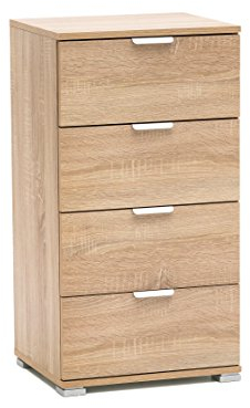 MeMi Me613RSN Kommode, Holz, Sonoma Oak, 45 x 38 x 85 cm