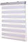 Ventanara® Doppelrollo Weiß mit Kassette Aluminium Duorollo Rollo Rolljalousie 160 x 160 cm