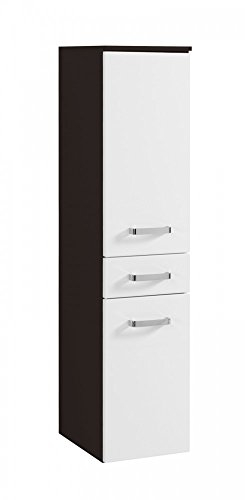 Held Möbel 058.1.2133 Midischrank, Holzwerkstoff, anthrazit, 35 x 30 x 130 cm