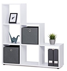 Avanti Trendstore - Raumteiler mit 6 offenen Fächern, verfügbar, ca. 116x118x33 cm (Weiß Dekor)
